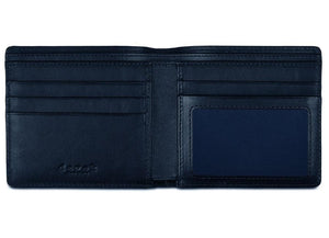 DOUBLE BILLFOLD WALLET - Navy Davek Umbrellas 