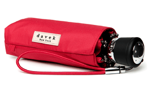 THE DAVEK MINI - Our most compact UMBRELLA Davek Accessories, Inc. DEEP RED 