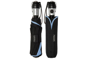 THE DAVEK SOLO - Our flagship umbrella UMBRELLA Davek Accessories, Inc. BLACK/PALE BLUE 