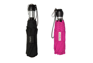 SOLO & TRAVELER COMBO PACK UMBRELLA Davek Accessories, Inc. CLASSIC BLACK FUCHSIA PINK 