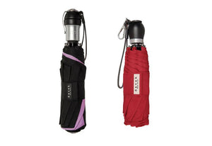 SOLO & TRAVELER COMBO PACK UMBRELLA Davek Accessories, Inc. BLACK/LAVENDER CLASSIC RED 